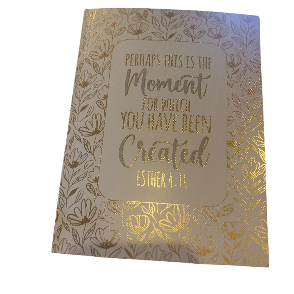 Gold and Cream Inspirational Journal